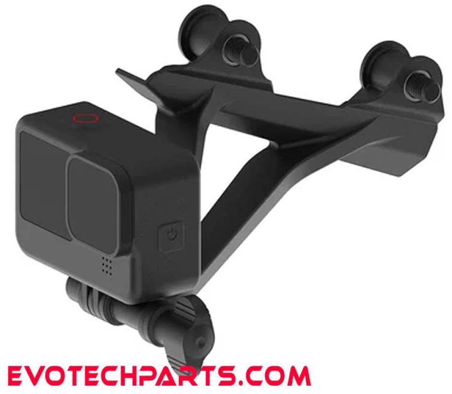 Triumph Street Triple Cam Halterung ab 2023 an der Fussrastenaufnahme von Evotech Performance